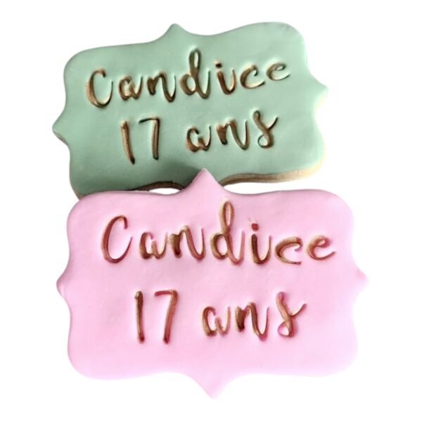 Lot de 10 sablés personnalisés – Image 2
